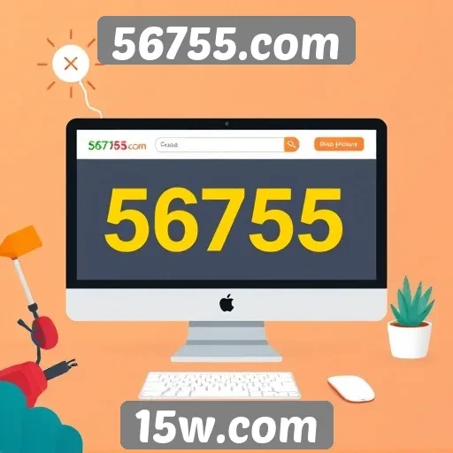Navegação e interface do usuário em 56755.com